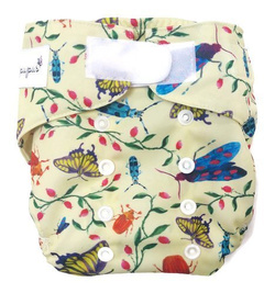 Diaper cover BUGS  5-15 kg with VELCRO