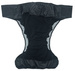 Reusable diaper for adults with insert - BLACK