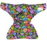 Taschenwindeln, Doppelreihe Druckknöpfe, One Size, Sukkulenten