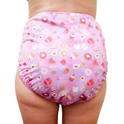 Reusable diaper for adults with insert - SWEETS