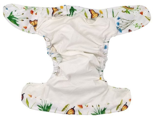 Taschenwindeln, einreihige Druckknöpfe, MINI OS 4-11kg IM GRAS