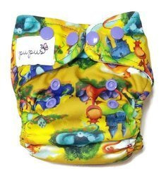 Newborn Diaper Cover 3-7kg - DRAGONS