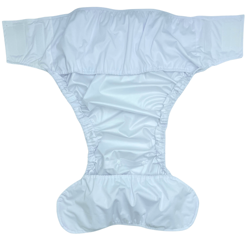 Reusable diaper for adults with insert - WHITE