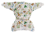 Pocket diaper IN THE GRASS 5-15kg - velcro