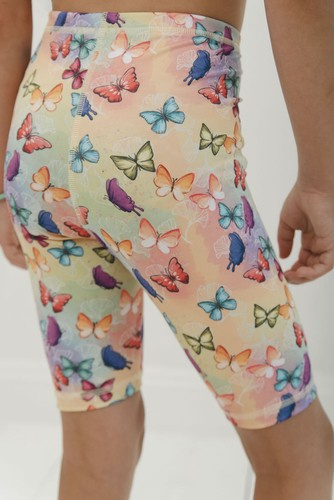 Kurze Leggings für Kinder - Schmetterlinge