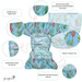 Diaper cover XL 15-22 kg DRAGONFLY