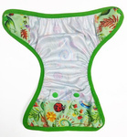 Überhose mit weicher, elastischer Einfassung - BLUMEN Neugeborene 3-8kg