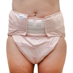 Reusable diaper for adults with insert - BEIGE
