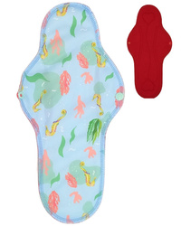 NIGHT Cloth Menstrual Pad - SEAHORSE