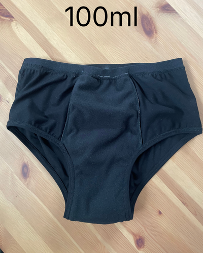 Saugfähige Damen-Unterwäsche SCHWARZ