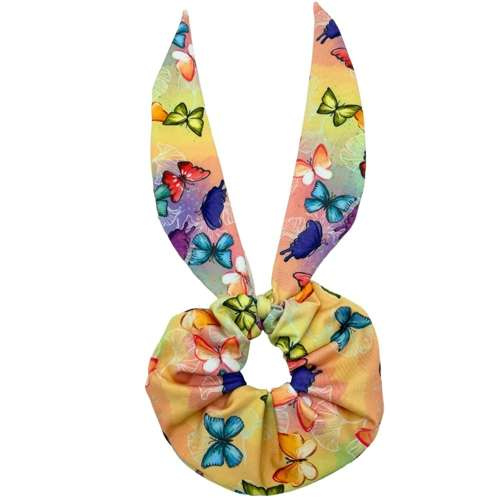 Scrunchie (Haargummi) SCHMETTERLINGE