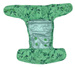 Diaper cover, one-row snaps Mini OS 4-11kg I FEEL GREEN