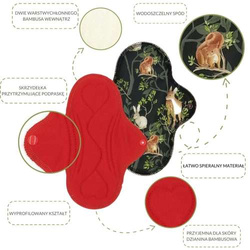 MEDIUM M Cloth Menstrual Pad - BREASTFEEDING