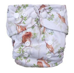 Diaper cover, one-row snaps Mini OS 4-11kg DAY IN THE FOREST