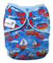 Diaper Cover with elastic piping - Boats XL 10-20kg