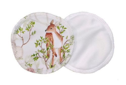 Tampoane de sân reutilizabile, bambus + coolmax, 2pcs, Ziua în pădure