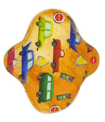 KLEINE S Stoffbinde für Damen - AUTOS