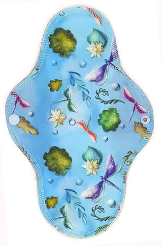 Absorbant menstrual din pânză pentru femei, mărimea MARE L - Libelulă