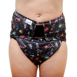 Wiederverwendbare Stoffwindel für Erwachsene mit Saugeinlage - SPACE