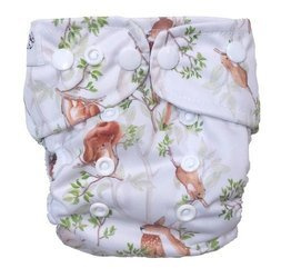 Diaper cover, one-row snaps Mini OS 4-11kg DAY IN THE FOREST