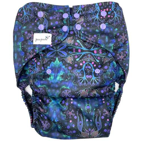 Scutec reutilizabil JUNIOR 5-12 ani NEON SPLASH