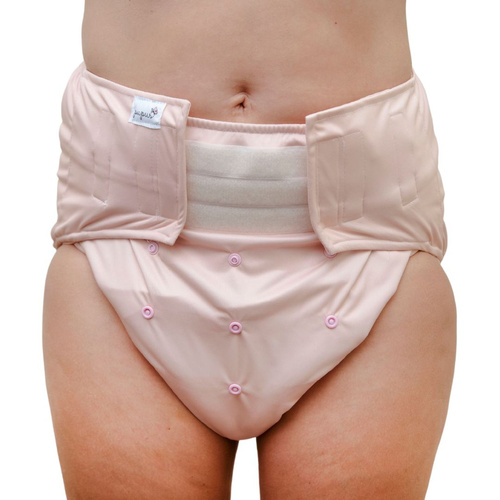Reusable diaper for adults with insert - BEIGE