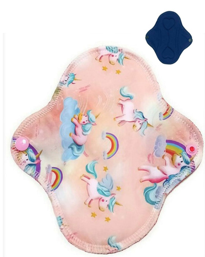 Absorbant menstrual din material textil, mărimea S - UNICORNS