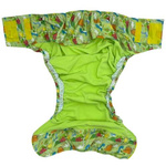 Reusable diaper for adults with insert - DINOSAURS