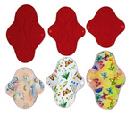 Set de tampoane menstruale din pânză, 10 buc