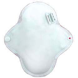 SMALL S Cloth Menstrual Pad - WHITE