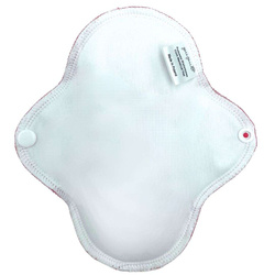 SMALL S Cloth Menstrual Pad - WHITE