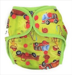 Diaper Cover with elastic piping - FIREMAN OS 7-16kg