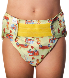 Reusable diaper for adults with insert - Fireman