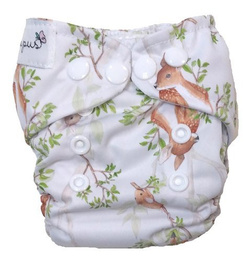 Newborn Diaper Cover 3-7kg - DAY IN THE FOREST