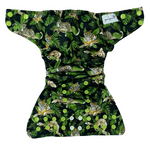 Pocket diaper, double-row snaps, OS, WILD CATS