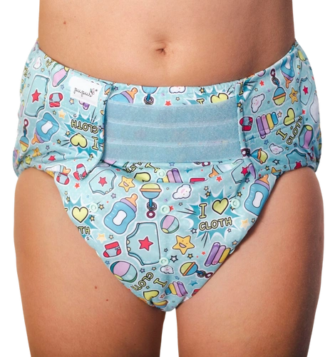 Reusable diaper for adults with insert - DJ BOBO