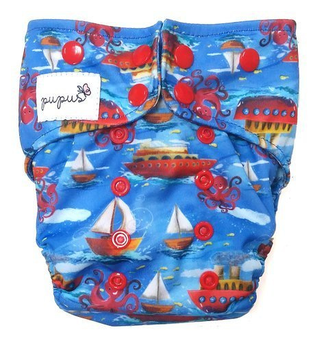 Scutece de buzunar, snaps cu două rânduri, OS, BOATS