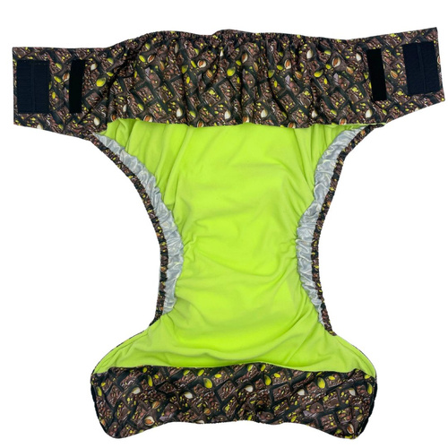 Wiederverwendbare Stoffwindel für Erwachsene mit Saugeinlage - DUBAI CHOCOLATE - Limitierte Edition