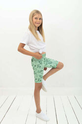 Kurze Leggings für Kinder - Grün Mint