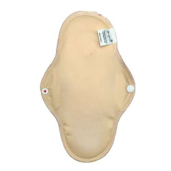 LARGE L Cloth Menstrual Pad - BEIGE