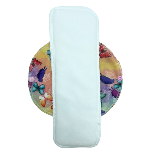 Wiederverwendbare hygienische Saugeinlage für Frauen - SCHMETTERLING