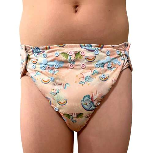 Scutec reutilizabil JUNIOR 5-12 ani UNICORNI