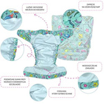 Pocket diaper, one-row snaps, OS NIGHT IN THE FOREST