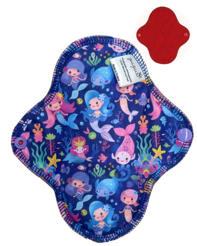 SMALL S Cloth Menstrual Pad - MERMAIDS