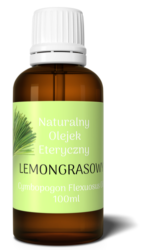 Olejek eteryczny z TRAWY CYTRYNOWEJ (lemongrasowy)