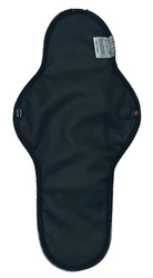Absorbant menstrual de noapte din material textil - NEGRU