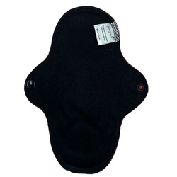 MEDIUM M Cloth Menstrual Pad - BLACK