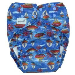 JUNIOR Cloth Diaper for kids 5-10 years old BOATS