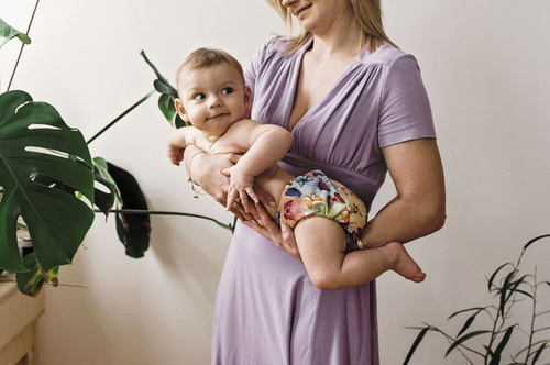 Scutece de buzunar pentru nou-născuți 3-7kg - BUTTERFLIES