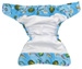 Pocket diaper, double-row snaps, OS, with Coolmax, DRAGONFLY